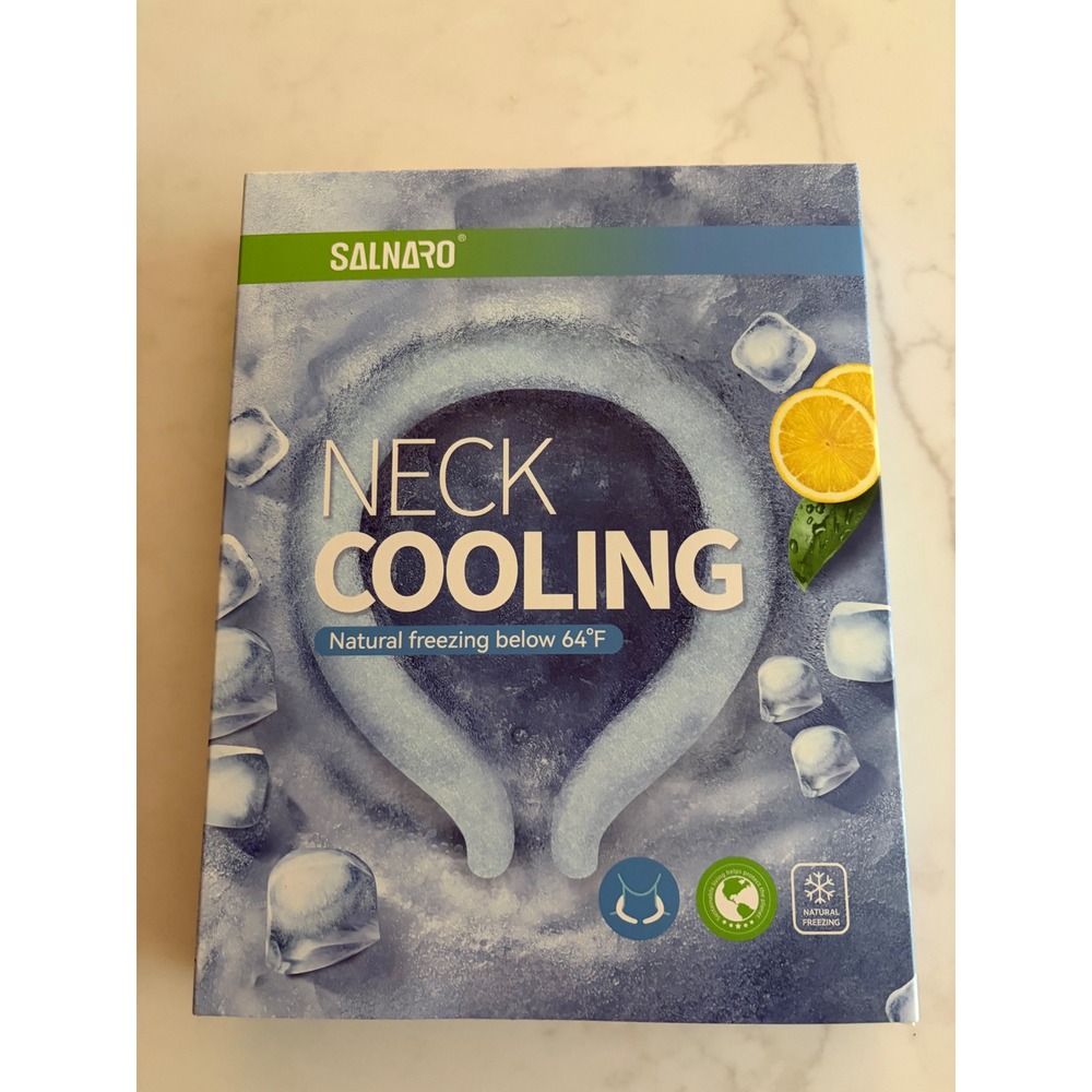 Salnaro Neck Cooling Ring PCM Wearable Cooling Tube NEW